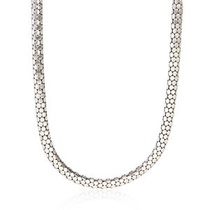 John Hardy Sterling Silver Dot Chain Necklace